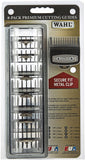 WAHL 8-PACK PREMIUM CUTTING GUIDES WITH ORGANIZER